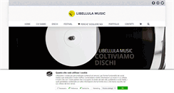 Desktop Screenshot of libellulamusic.it