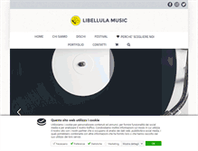 Tablet Screenshot of libellulamusic.it